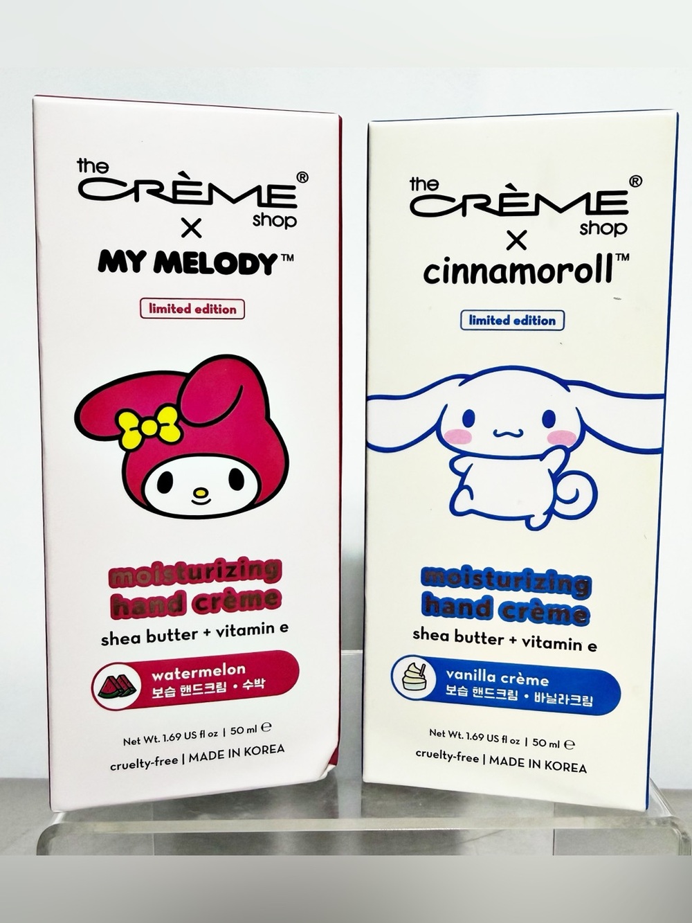 The Creme Shop x MY MELODY & CINNAMOROLL Hand Cream Set - New in Box